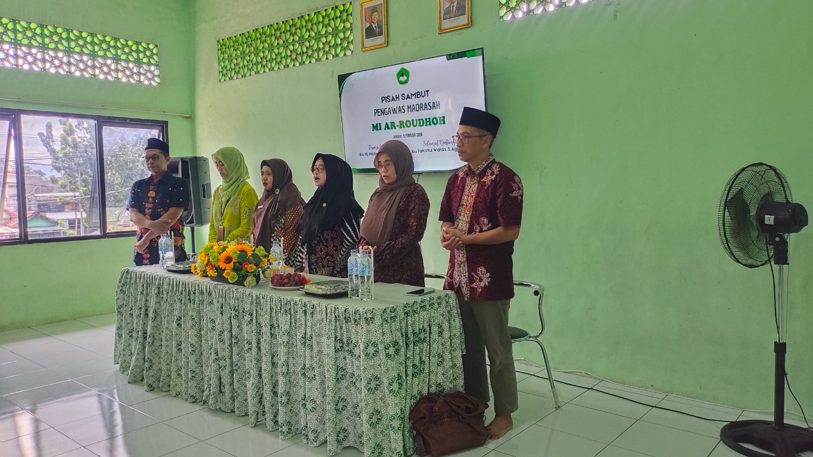 Pisah Sambut Pengawas MI Ar Roudhoh Berlangsung Khidmat dan Penuh Apresiasi